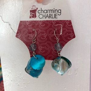 Blue Dangling Earrings